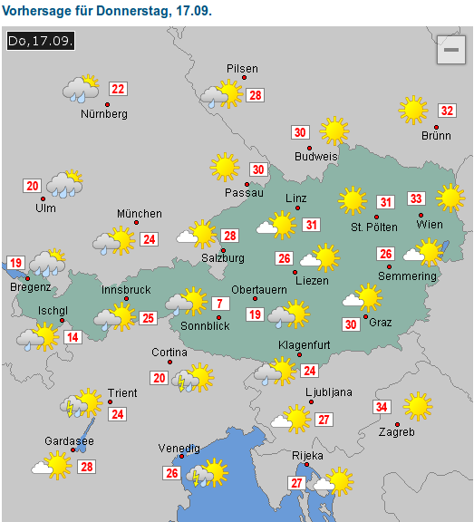 Wetter
                  Donnerstag
