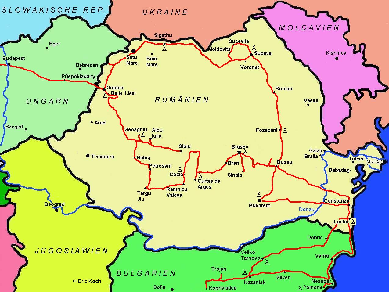 Karte Balkan 97