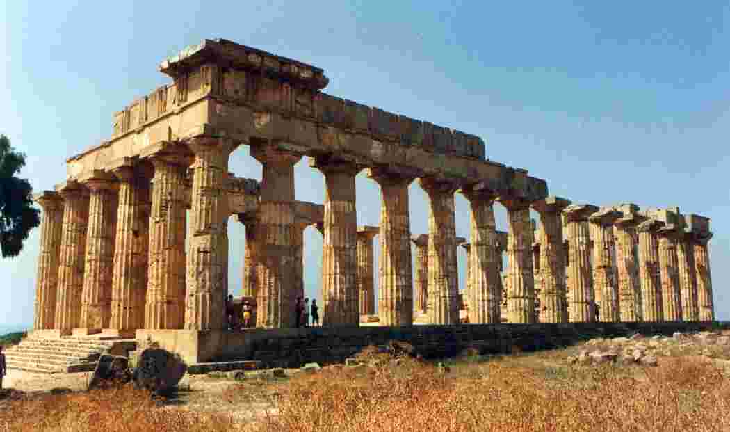 Der groe
                  Tempel von Selinunte
