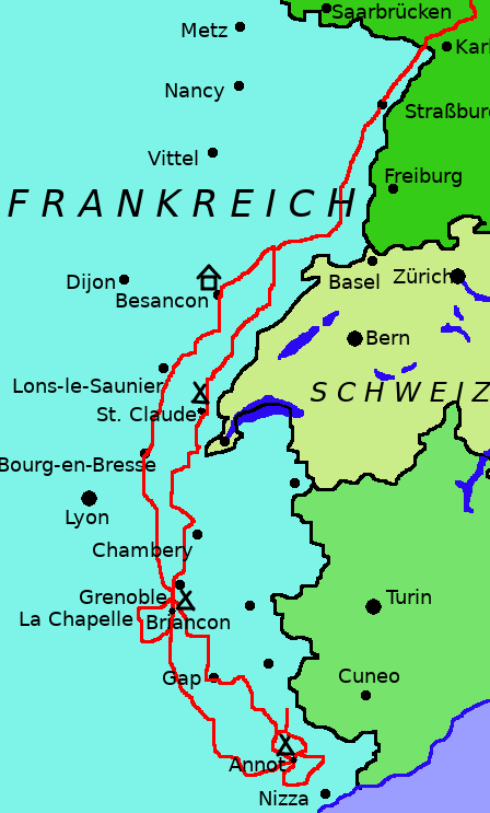 Route
          Hochalpen 2019