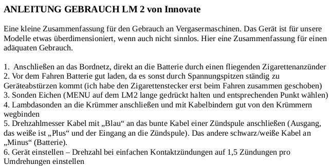 Anleitung
